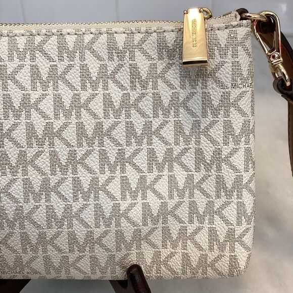 Michael Kors Saffiano Leather Signature Logo Mini Bag - Picture 8 of 16